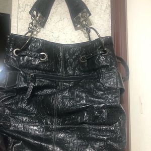 Big Budda midnight blue handbag